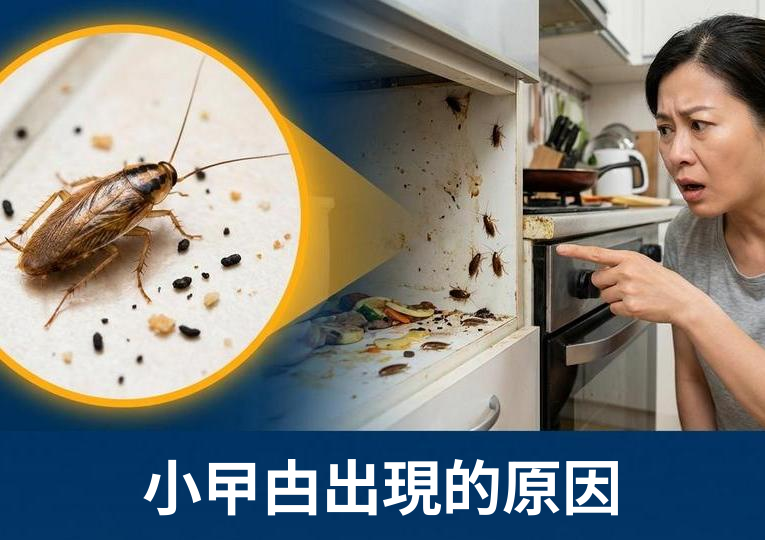 小蟑螂（曱甴）出現原因及預防全攻略｜家居環境入侵途徑解析